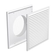 Műanyag szellőzőrács 150 mm rovarhálóval  GP 150 FN