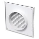 Műanyag szellőzőrács 150 mm rovarhálóval  GP 150 FN