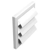   Gravitációs zsalus műanyag 154x154 mm szellőzőrács GP 100 R