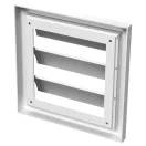 Gravitációs zsalus műanyag 187x187 mm szellőzőrács GP 120 R