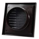 Műanyag szellőzőrács 125 mm rovarhálóval  GP 120 FN BARNA