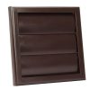 Gravitációs zsalus műanyag szellőzőrács GP 120 RF BROWN