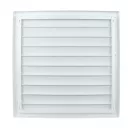 Fém garvitációs zsalus szellőzőrács fehér 535