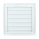 Fém garvitációs zsalus szellőzőrács fehér 385