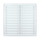 Fém garvitációs zsalus szellőzőrács fehér 635