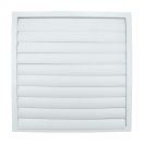 Fém garvitációs zsalus szellőzőrács fehér 550