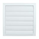 Fém garvitációs zsalus szellőzőrács fehér 335