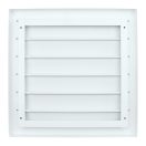 Fém garvitációs zsalus szellőzőrács fehér 335