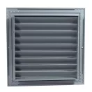 Alumínium szellőzőrács 100x100 mm szürke WDPG 100x100