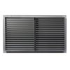 Alumínium szellőzőrács szürke WDPG 800x300