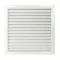 Alumínium szellőzőrács 100x100 mm fehér WDP 100x100