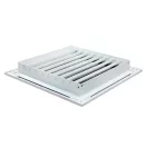 Alumínium szellőzőrács 100x100 mm fehér WDP 100x100