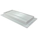 Alumínium szellőzőrács 350x100 mm fehér WDP 350x100