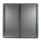 Alumínium szellőzőrács 1000x1000 mm szürke WDPG 1000x1000