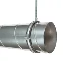 Rozsdamentes acél cső 125 mm, 1m