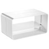 Külső szögletes légcsatornatoldó + visszacsapó szelep 220 x 90 mm