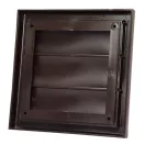 Gravitációs zsalus műanyag 154x154 mm szellőzőrács GP 100 R BROWN