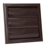   Gravitációs zsalus műanyag 187x187 mm szellőzőrács GP 120 R BROWN