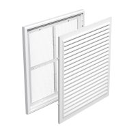 Műanyag szellőzőrács 250x250 mm rovarhálóval  GP 250 N