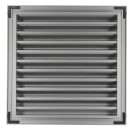 Fém szellőzőrács 400x400