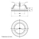 Befúvó légszelep 125 mm TVMI 125