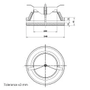 Befúvó légszelep 200 mm TVMI 200