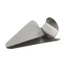 Fém szellőzőrács esővédő előlappal 125 mm ezüst