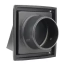 Fém garavitációs zsalus 100 mm szellőzőrács 102 BKND