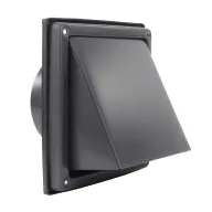 Fém garavitációs zsalus 125 mm szellőzőrács 122 BKND
