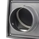 Fém garavitációs zsalus 150 mm szellőzőrács 152 BKND