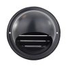 Fém szellőzőrács esővédő előlappal 125 mm fekete