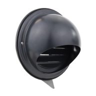 Fém szellőzőrács esővédő előlappal 150 mm fekete