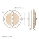Univerzális FA légszelep 125 mm Dalap 125 WAB