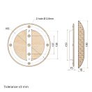 Univerzális FA légszelep 150 mm Dalap 150 WAB