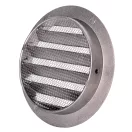 Fém szellőzőrács 80 mm rovarhálóval AV 80