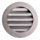 Fém szellőzőrács 125 mm rovarhálóval AV 125