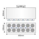 RPDI 12-es hőszigetelt horganyzott acél osztódoboz 75 mm-es, NA200