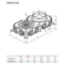 Osztódoboz antibakteriális műanyag 75/200 12 db csonk