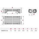 Antibakteriális műanyag hosszú áthidaló, bypass elem 75