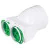 Szelepfogadó antibakteriális műanyag vízszintes 75 mm