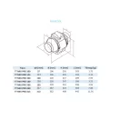 Csőventilátor TT MIX PRO 150