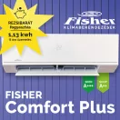 Fisher Comfort Plus 2,7kW inverteres split klíma 
