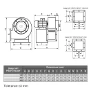 Egyoldalt szívó radiális ventilátor SKT PROFI L 260/380V/4P