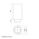 Szénszűrő Dalap Coal  filter 125/250 mm