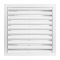   Műanyag fehér szellőzőrács rovarhálóval 150x150 mm GP 150x150 RNI