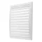 Műanyag fehér szellőzőrács rovarhálóval 250x250 mm GP 250x250 RNI