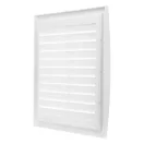 Műanyag fehér szellőzőrács rovarhálóval 250x250 mm GP 250x250 RNI