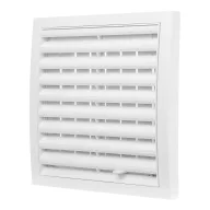   Műanyag fehér kézzel szab.szellőzőrács 150x150 mm GP 150x150 RNP