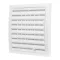 Műanyag fehér kézzel szab.szellőzőrács 150x150 mm GP 150x150 RNP