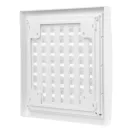 Műanyag fehér kézzel szab.szellőzőrács 150x150 mm GP 150x150 RNP